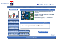Tablet Screenshot of die-instandsetzungstruppe.de